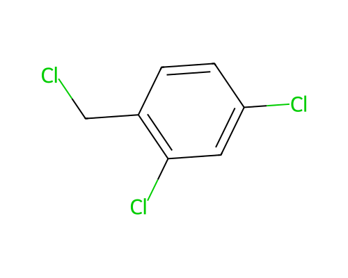 2,4-Dichlorobenzyl Chloride structure