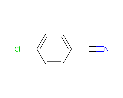 4-Chlorobenzonitrile structure